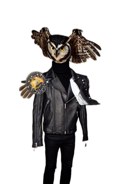 jacket, mask, animal, jewelry transparent PNG cut-out