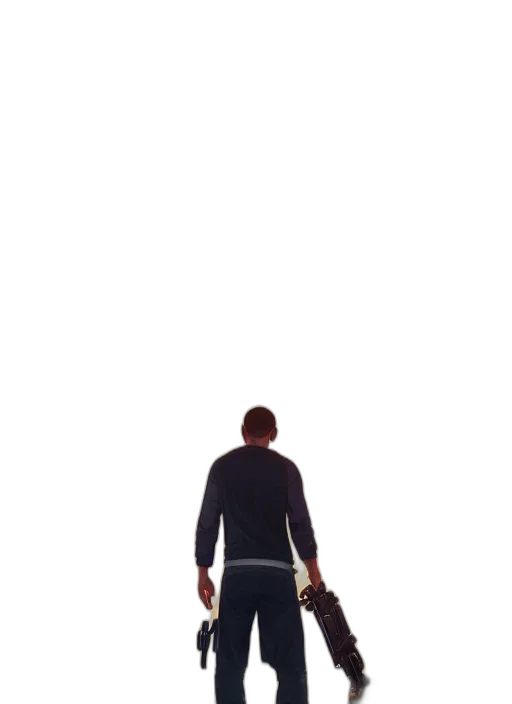 staff, jacket, robot, umbrella transparent PNG cut-out