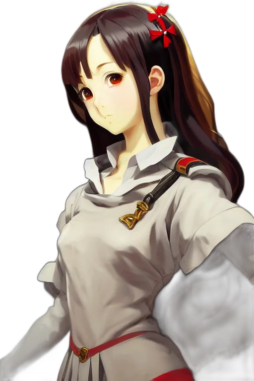 staff, jacket, face, dress transparent PNG cut-out