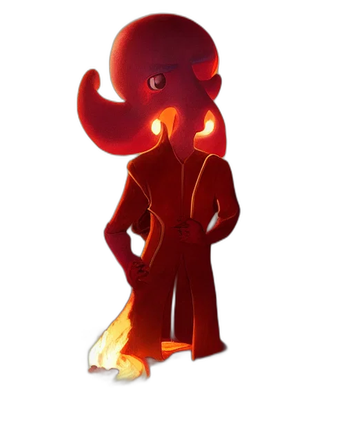 staff, creature, dress, robot transparent PNG cut-out