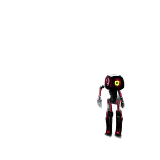 robot, creature, weapon, mask transparent PNG cut-out