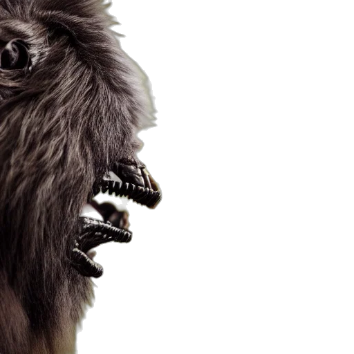 creature, animal, hair, mask transparent PNG cut-out