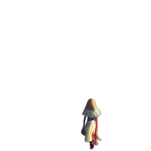 dress, robot, creature, hair transparent PNG cut-out