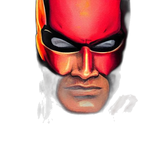 mask, face, comic book art, watercolor transparent PNG cut-out