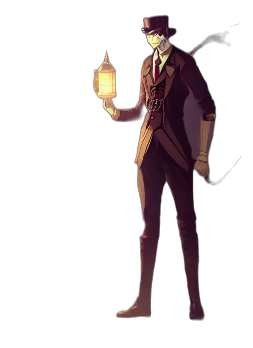 staff, jacket, concept art, fantasy art transparent PNG cut-out