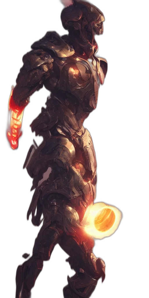 robot, weapon, staff, mask transparent PNG cut-out