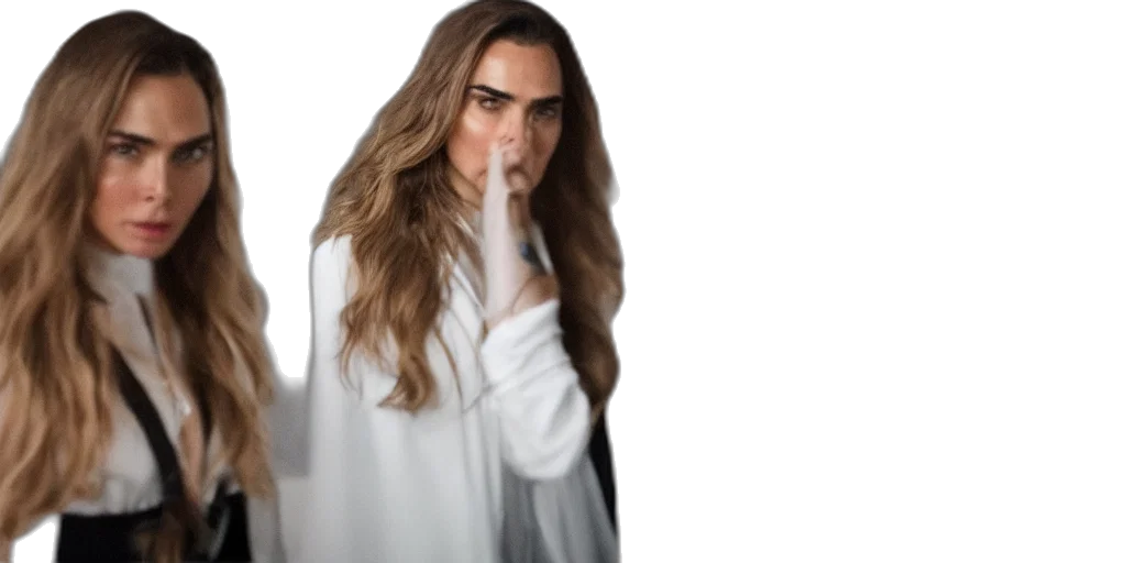 dress, hair, jacket, face transparent PNG cut-out