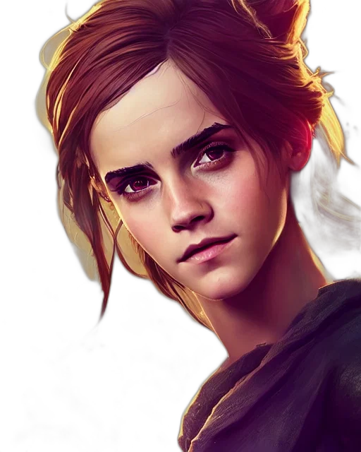 face, concept art, fantasy art, photorealistic transparent PNG cut-out