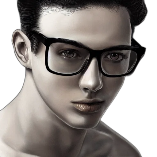 face, photorealistic, fantasy art, cartoon transparent PNG cut-out