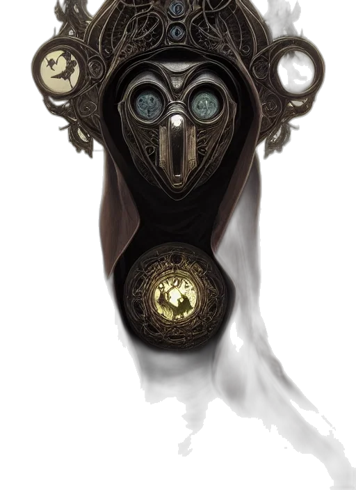mask, face, staff, creature transparent PNG cut-out