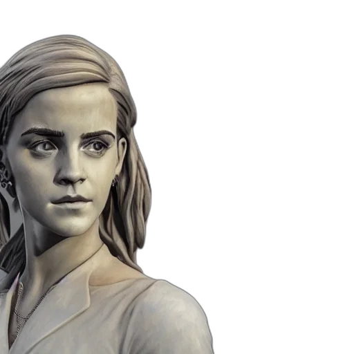 face, concept art, photorealistic, comic book art transparent PNG cut-out