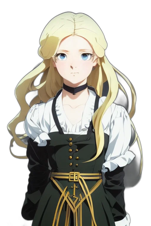 staff, dress, face, crown transparent PNG cut-out