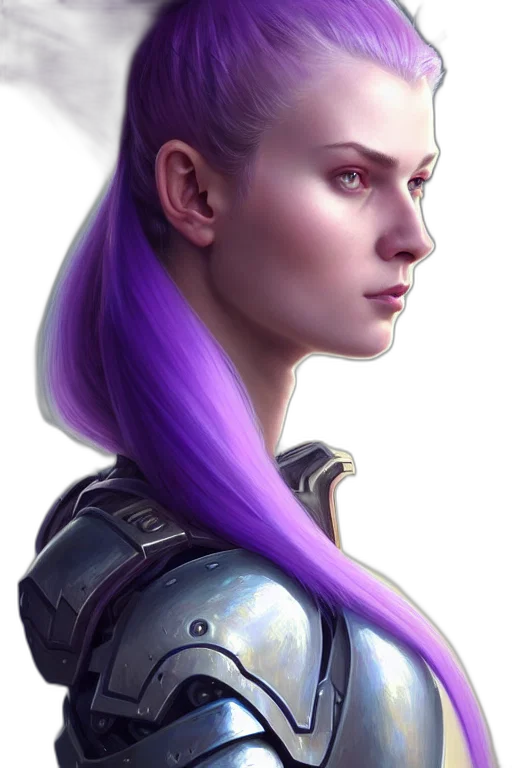 face, robot, staff, hair transparent PNG cut-out