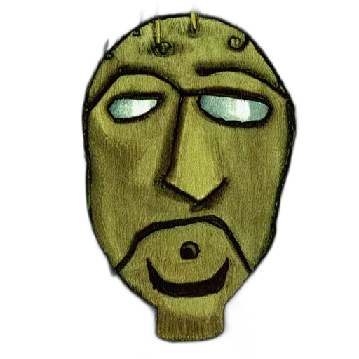 mask, face, staff, robot transparent PNG cut-out