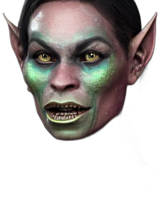 mask, face, creature, staff transparent PNG cut-out