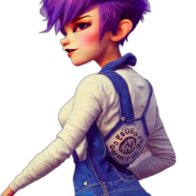 jacket, staff, robot, face transparent PNG cut-out