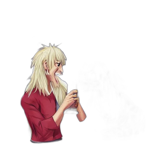 hair, staff, face, bottle transparent PNG cut-out