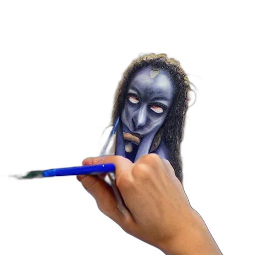 mask, face, creature, hair transparent PNG cut-out