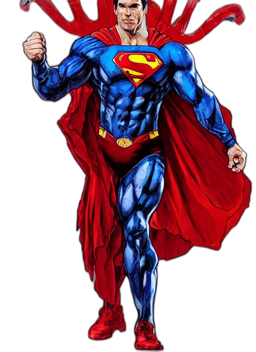 comic book art, concept art, cartoon, portrait transparent PNG cut-out