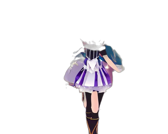 dress, robot, weapon, staff transparent PNG cut-out