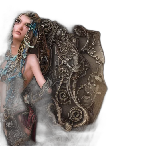 jewelry, fantasy art, concept art, photorealistic transparent PNG cut-out