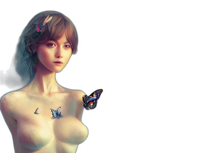 robot, dress, jewelry, fantasy art transparent PNG cut-out