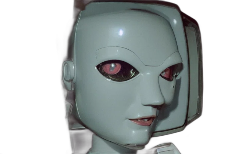 robot, mask, face, creature transparent PNG cut-out