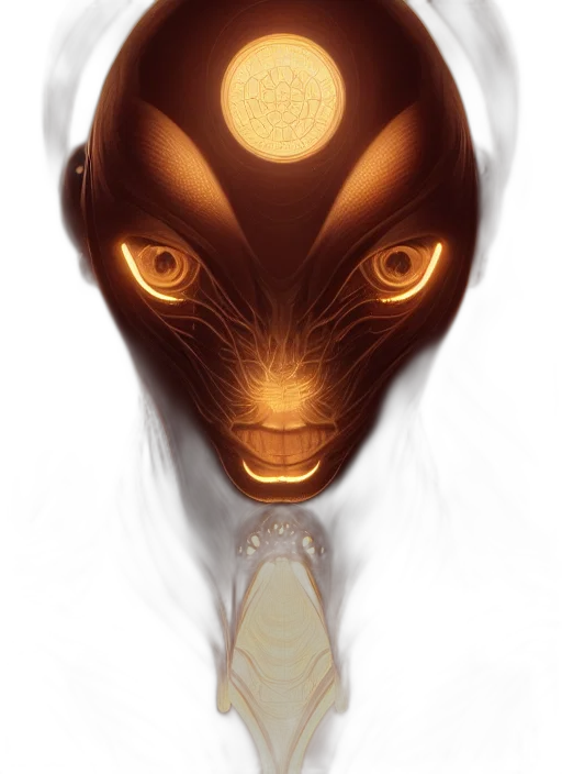 mask, creature, dragon, face transparent PNG cut-out