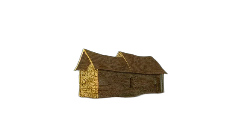 building, crown, furniture, 3d render transparent PNG cut-out