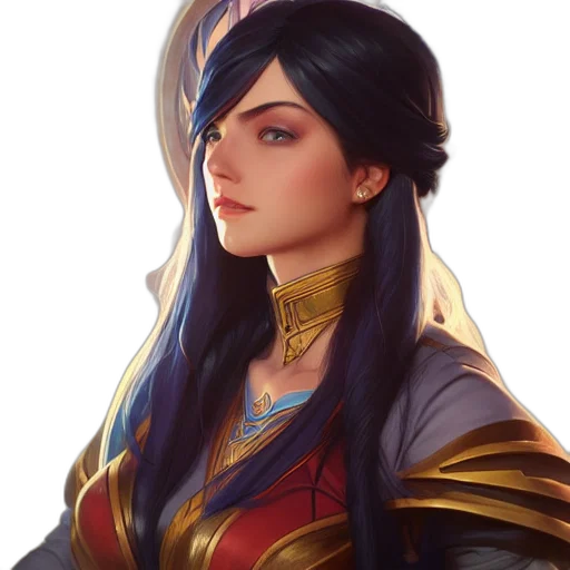 face, crown, jewelry, staff transparent PNG cut-out