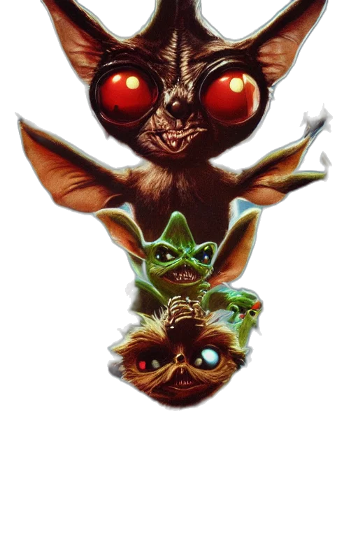 mask, staff, creature, concept art transparent PNG cut-out