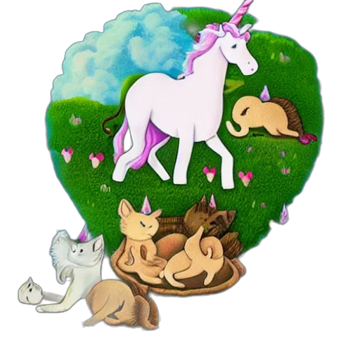 animal, concept art, pixel art, fantasy art transparent PNG cut-out