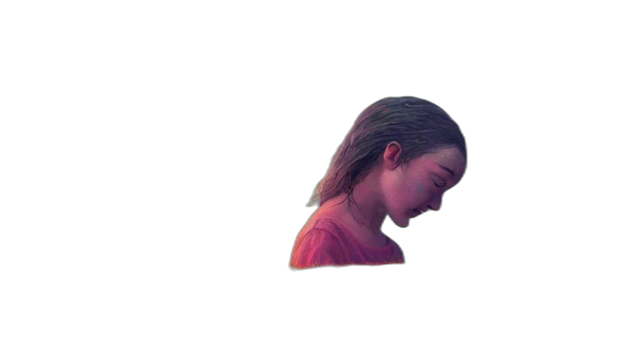 face, hair, mask, crown transparent PNG cut-out