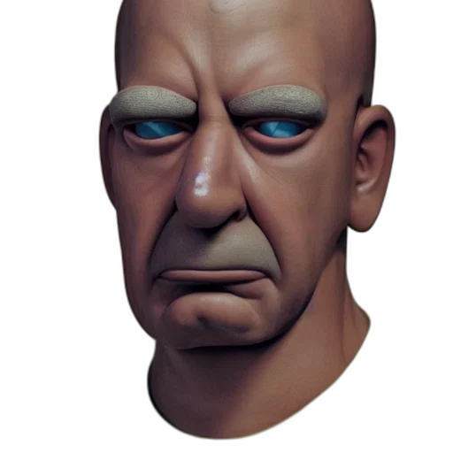 face, mask, staff, robot transparent PNG cut-out