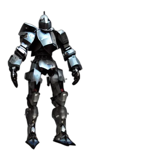 robot, weapon, concept art, 3d render transparent PNG cut-out