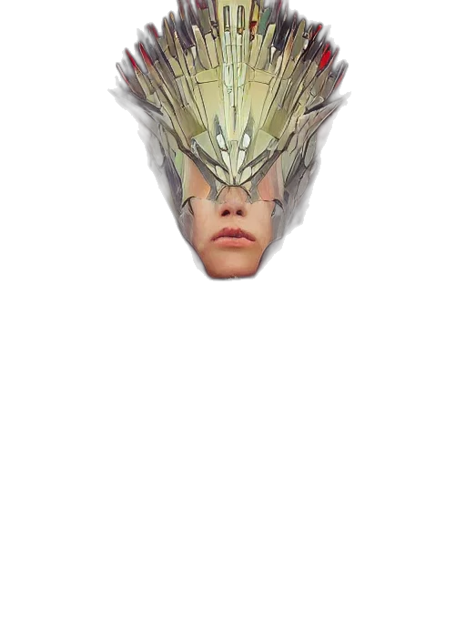 mask, face, crown, hair transparent PNG cut-out