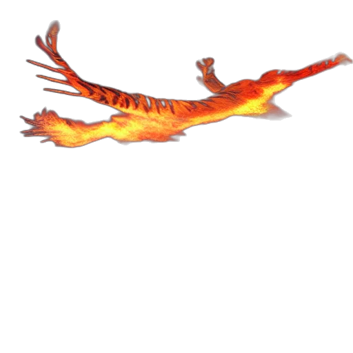 dragon, staff, animal, creature transparent PNG cut-out