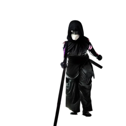 staff, weapon, sword, 3d render transparent PNG cut-out