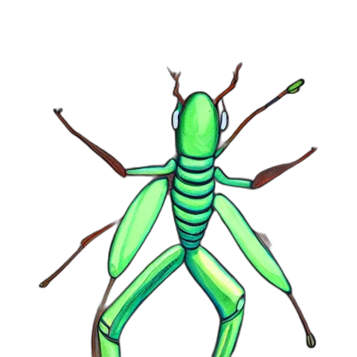 creature, staff, animal, robot transparent PNG cut-out
