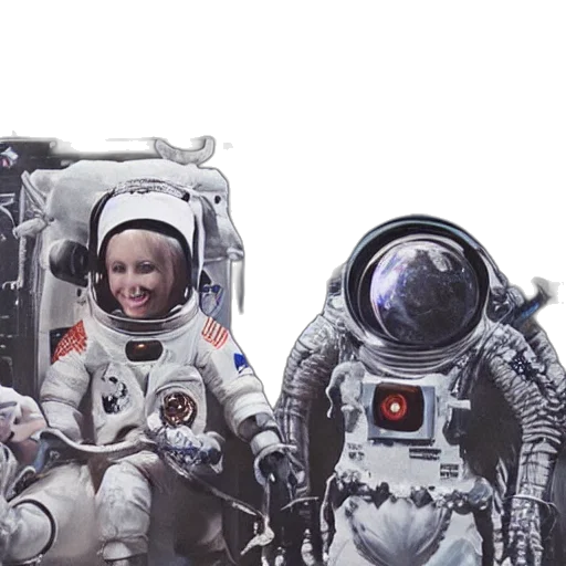 robot, outer space, moon, landing transparent PNG cut-out