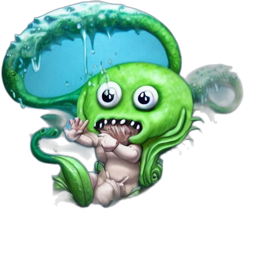 creature, staff, dragon, animal transparent PNG cut-out