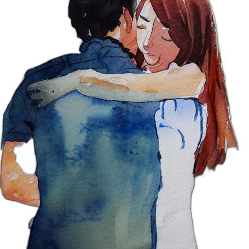 jacket, watercolor, oil painting, photorealistic transparent PNG cut-out