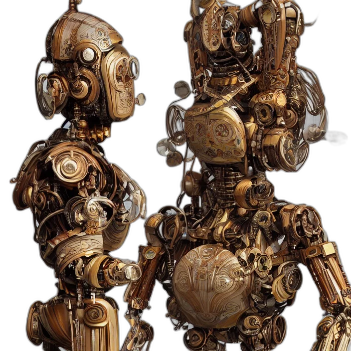 robot, jewelry, staff, concept art transparent PNG cut-out