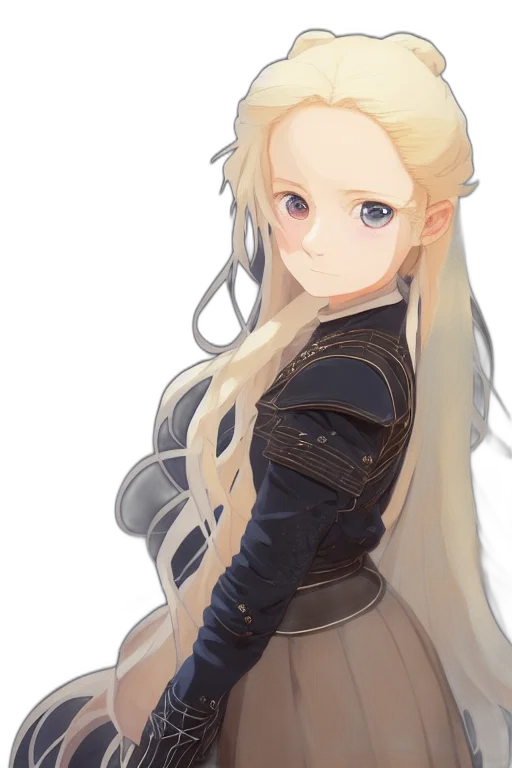 dress, dragon, staff, crown transparent PNG cut-out