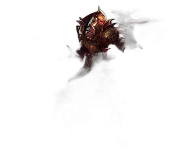 dragon, mask, creature, staff transparent PNG cut-out