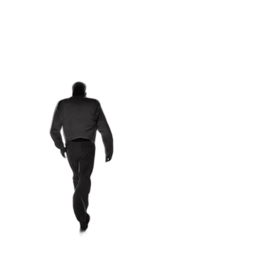 robot, jacket, creature, staff transparent PNG cut-out