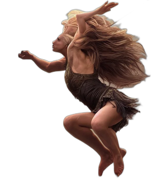 hair, dress, creature, animal transparent PNG cut-out