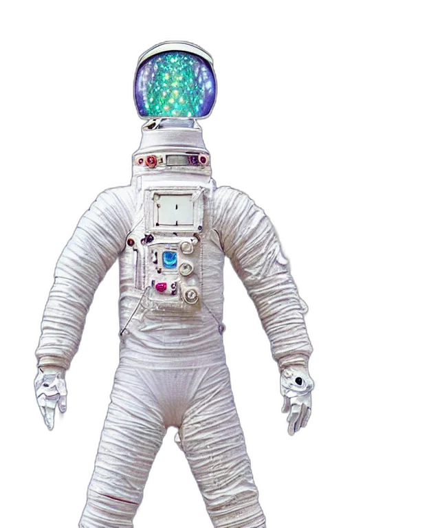 robot, jacket, staff, mask transparent PNG cut-out