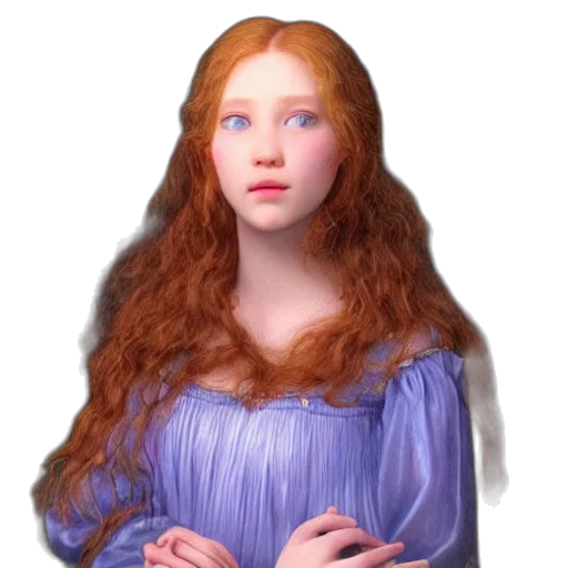 dress, hair, crown, face transparent PNG cut-out