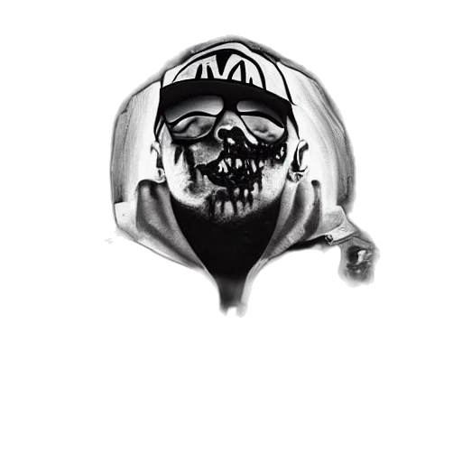 mask, face, cartoon, photorealistic transparent PNG cut-out